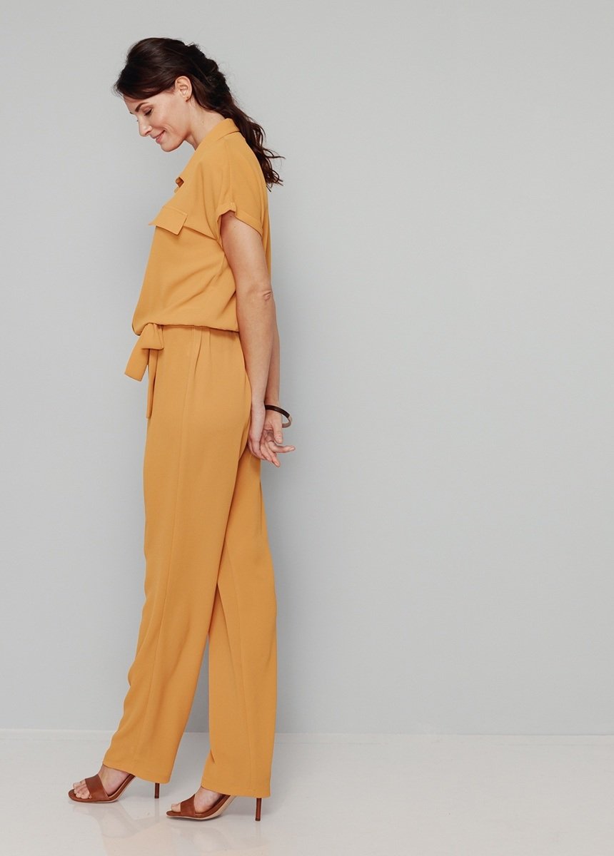 Plain_elasticated_waist_jumpsuit_Plain_honey_DR1_slim