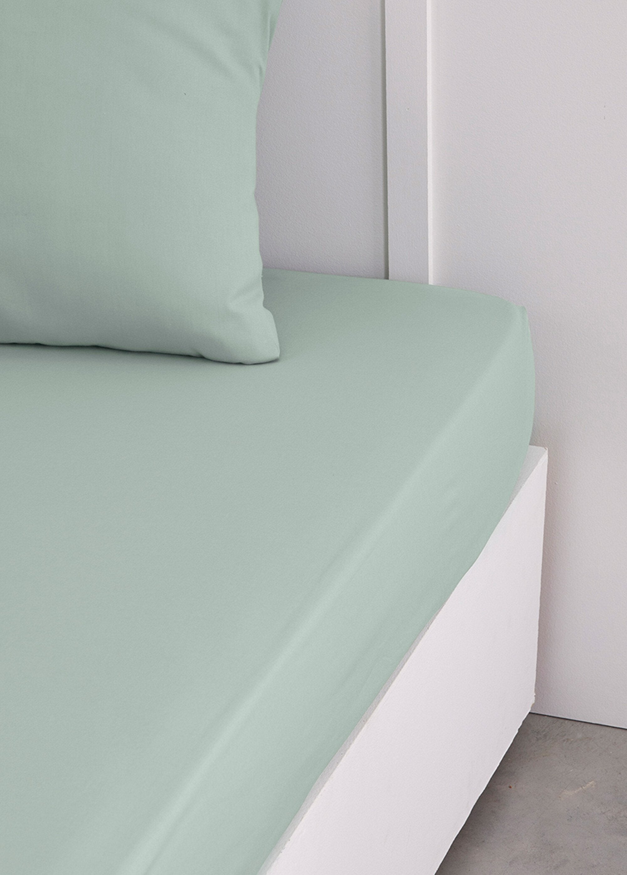 High-quality_pure_cotton_fitted_sheet_Celadon_DE1_slim