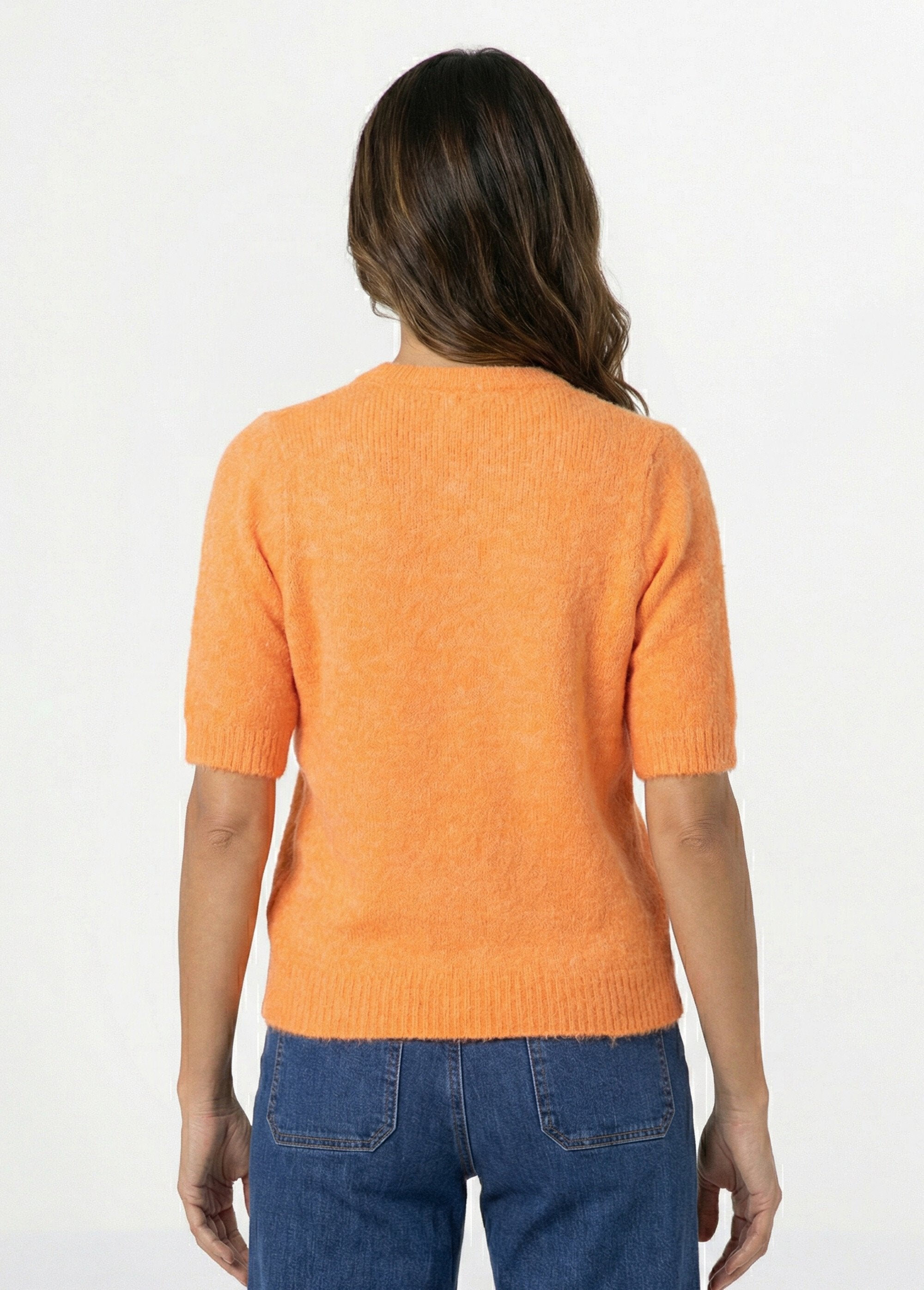 Gilet_à_manches_courtes_avec_laine_Orange_DO1_slim