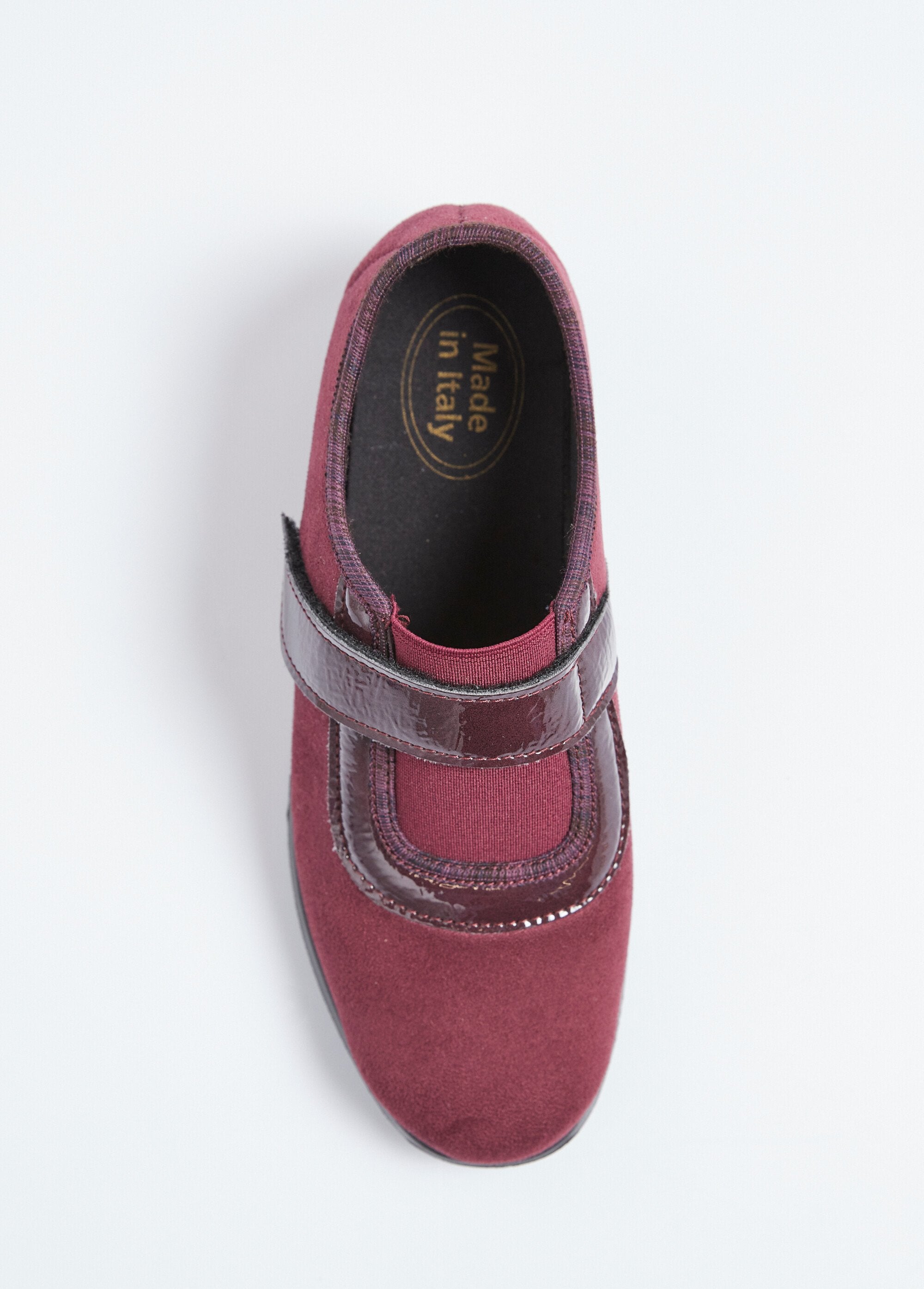 Elasticated_Velcro_moccasins,_comfortable_width,_interlocking_Bordeaux_OV1_slim