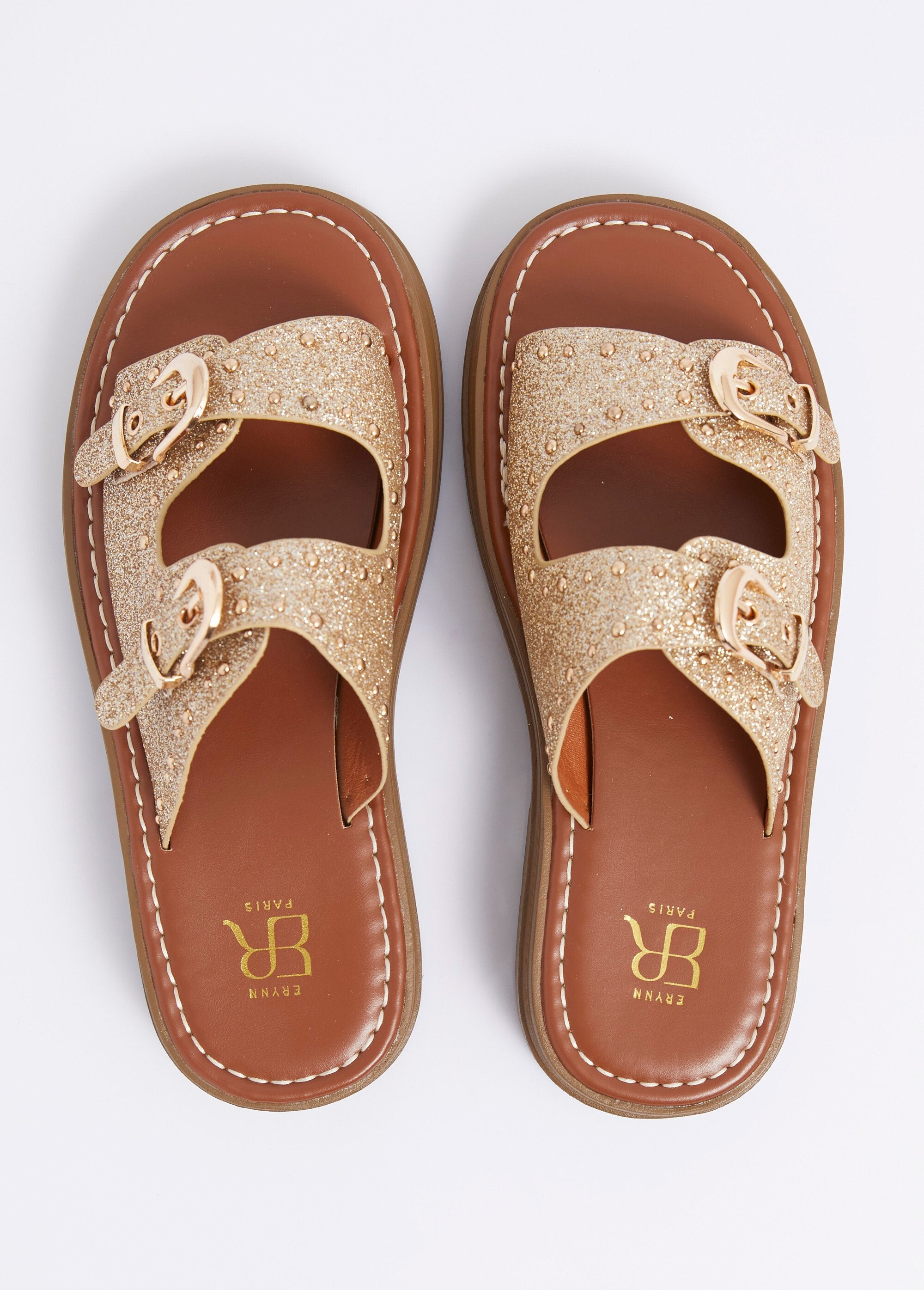 Studded_strap_mules,_notched_sole_Golden_OV1_slim