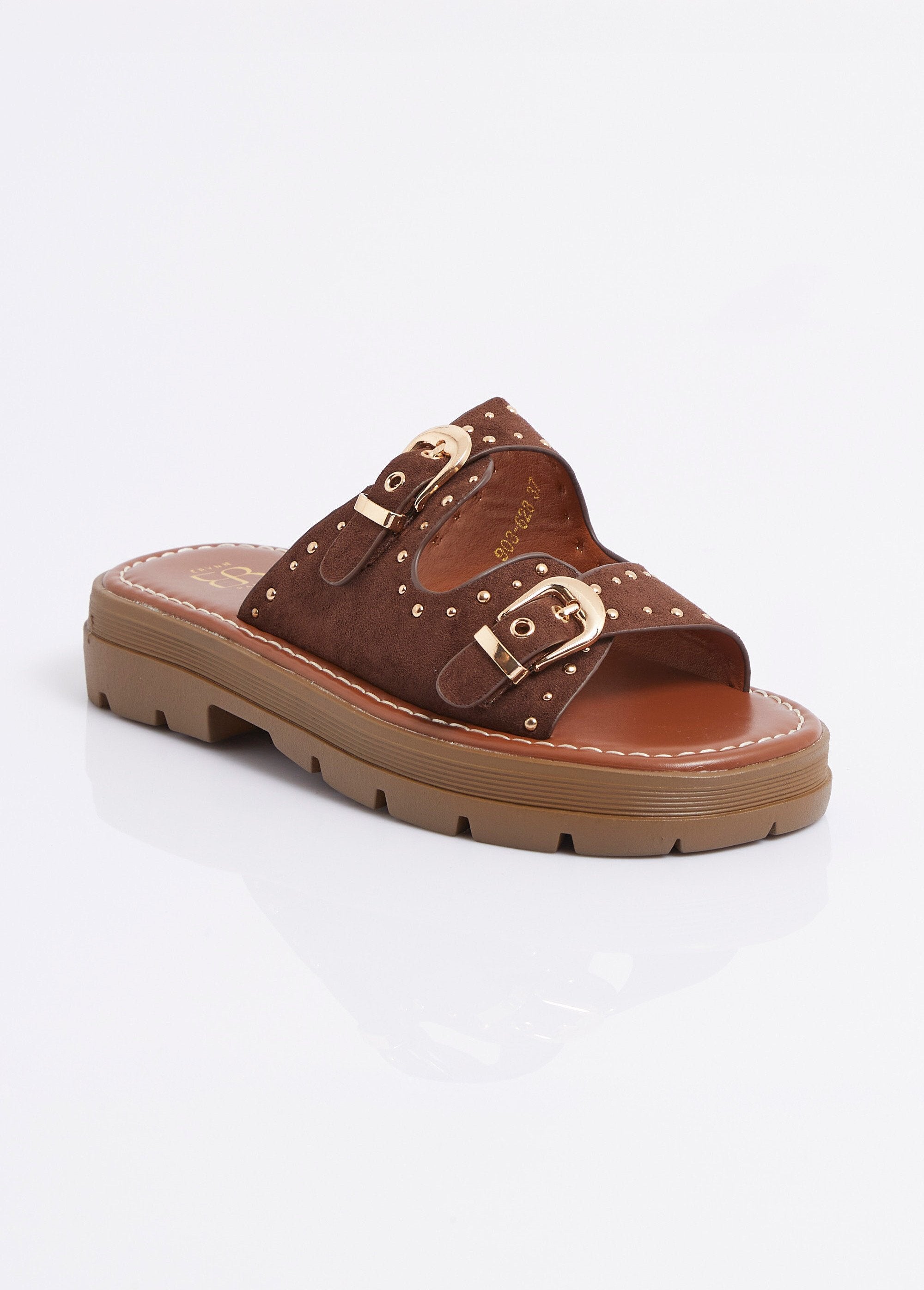Studded_strap_mules,_notched_sole_Brown_FA1_slim