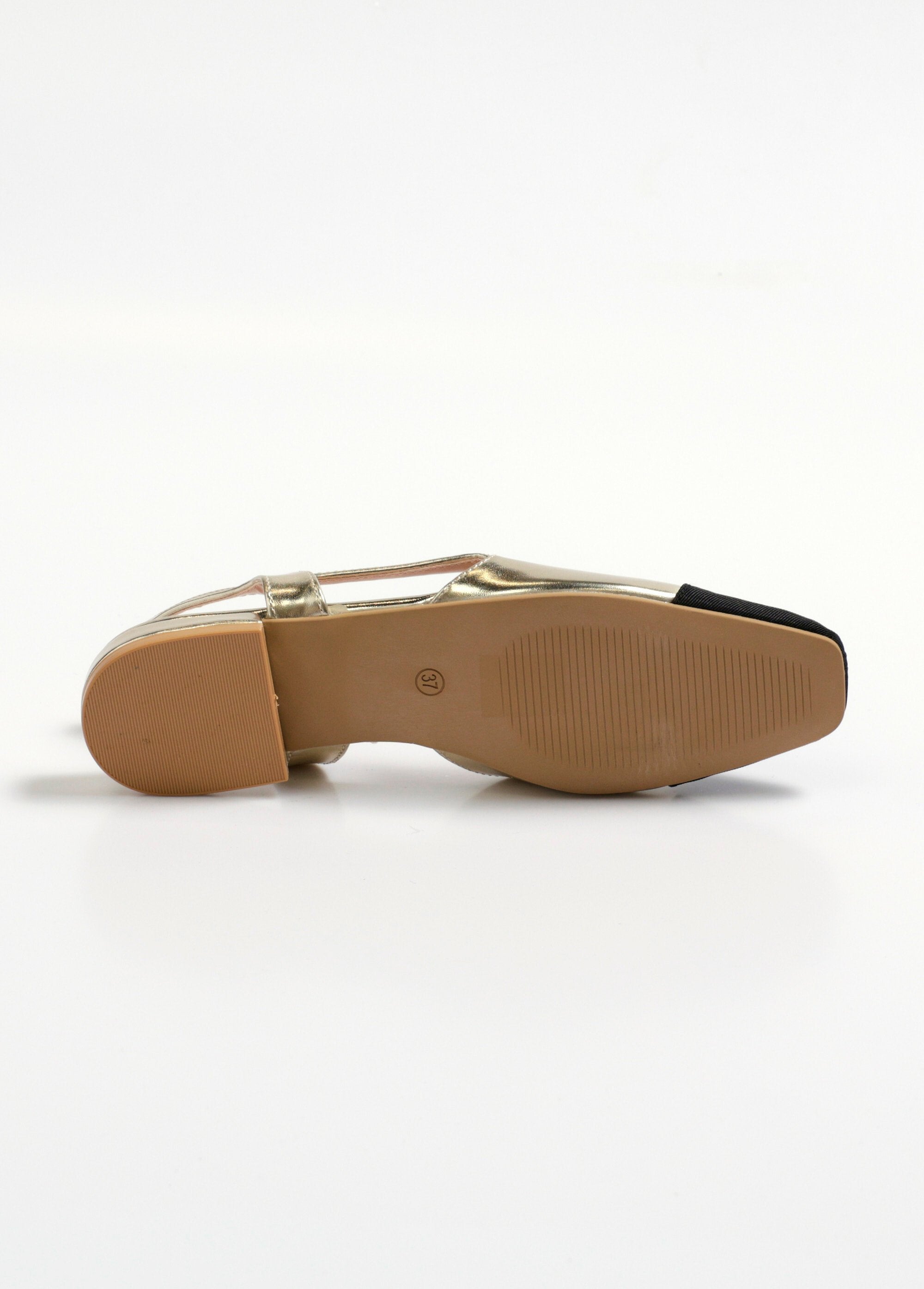 Two-tone_open-heel_ballerinas_Golden_UN1_slim