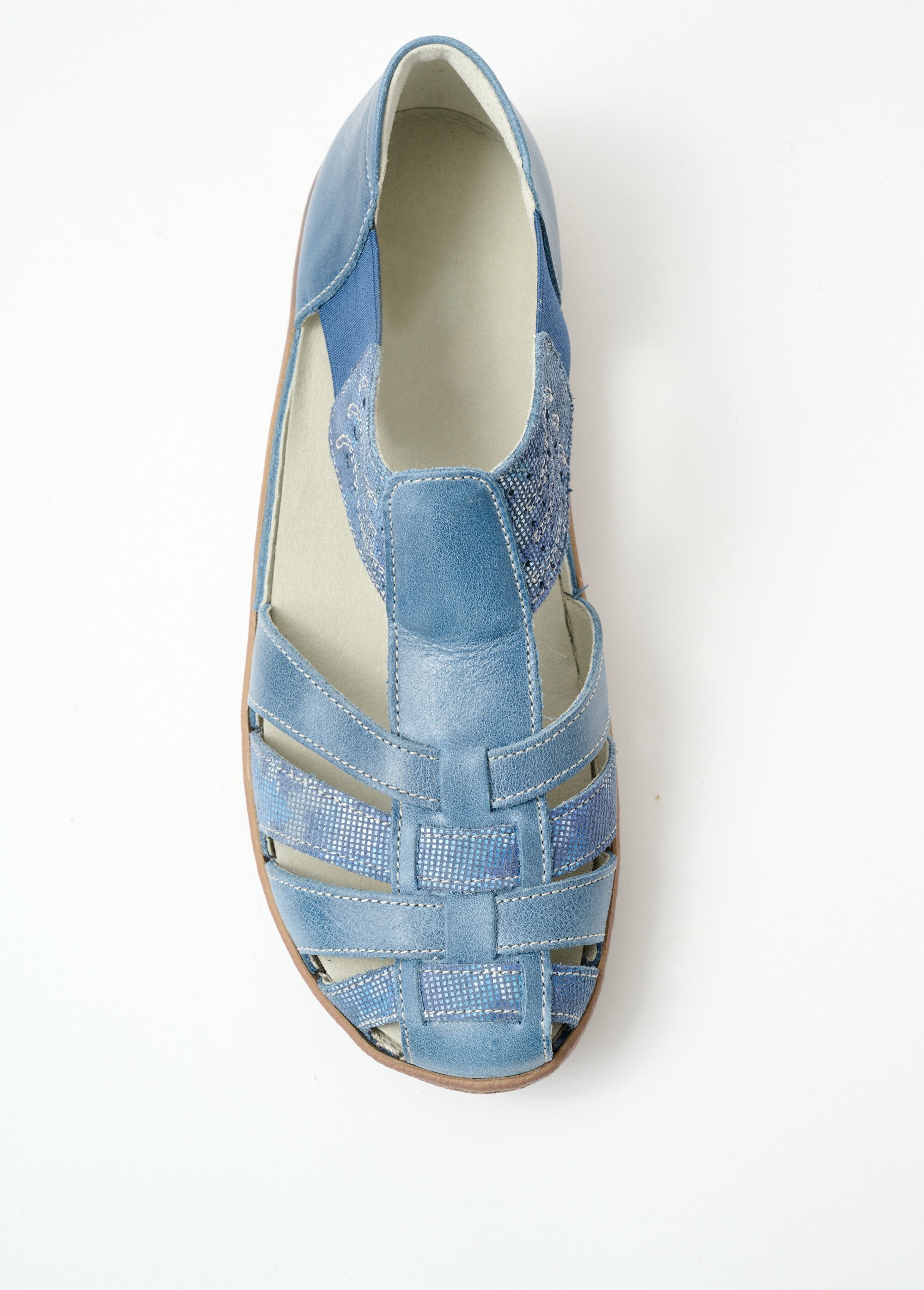 Comfort_wide_elasticated_leather_ballet_flats_Blue_OV1_slim