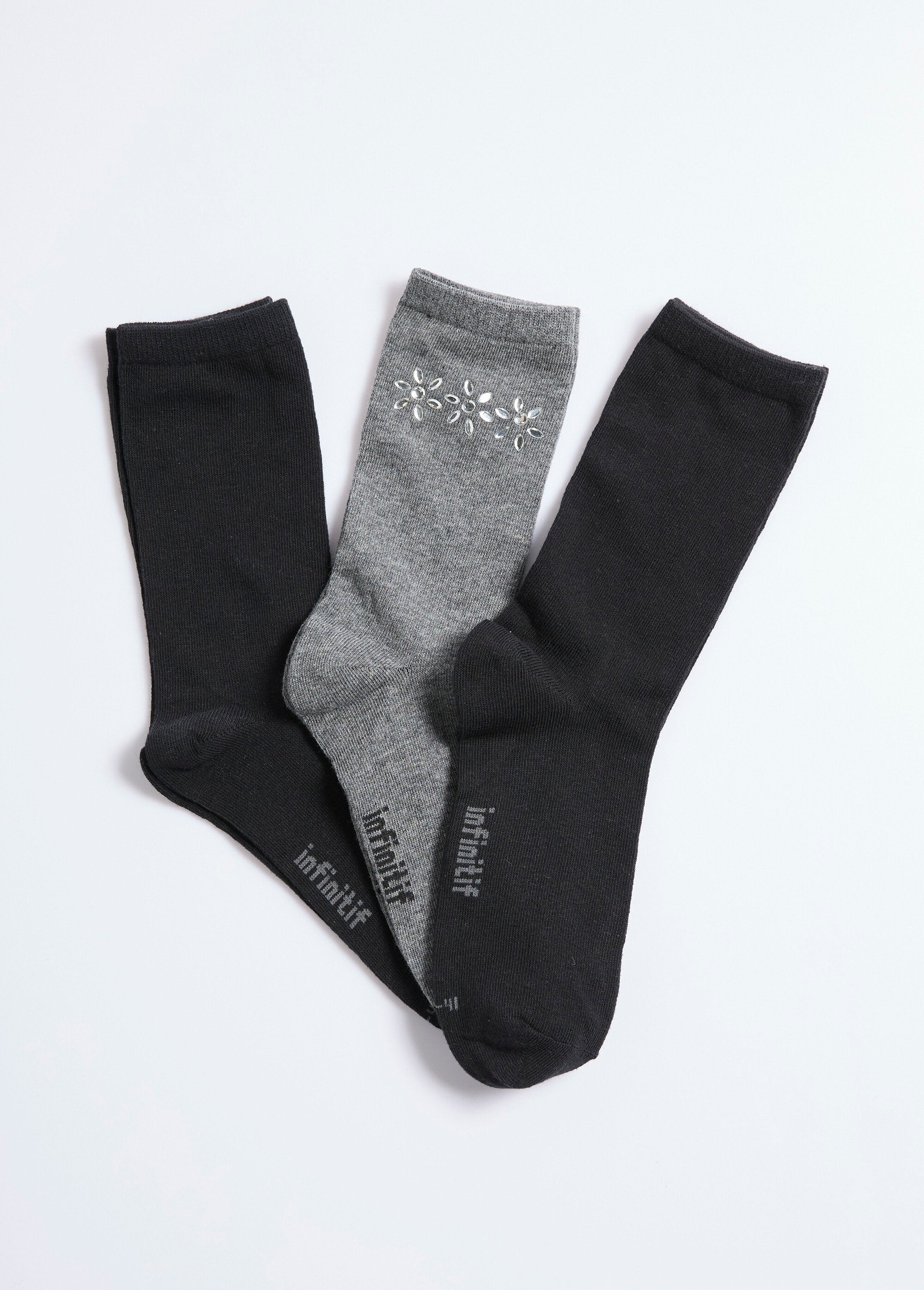Chaussettes,_avec_fleurs_strass_Assortis_gris_FA1_slim
