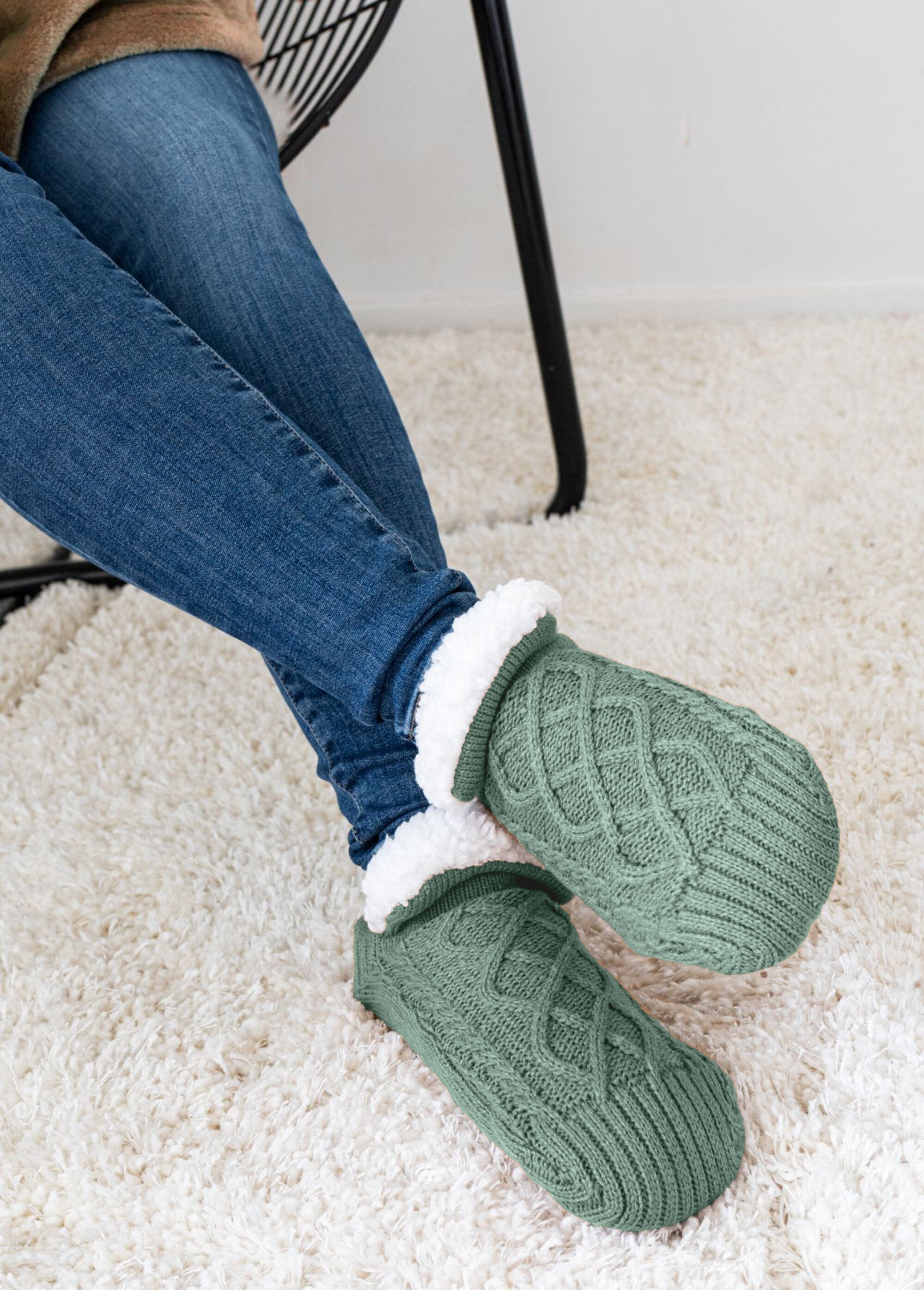 Lined,_non-slip_slipper_socks_Green_SF1_slim