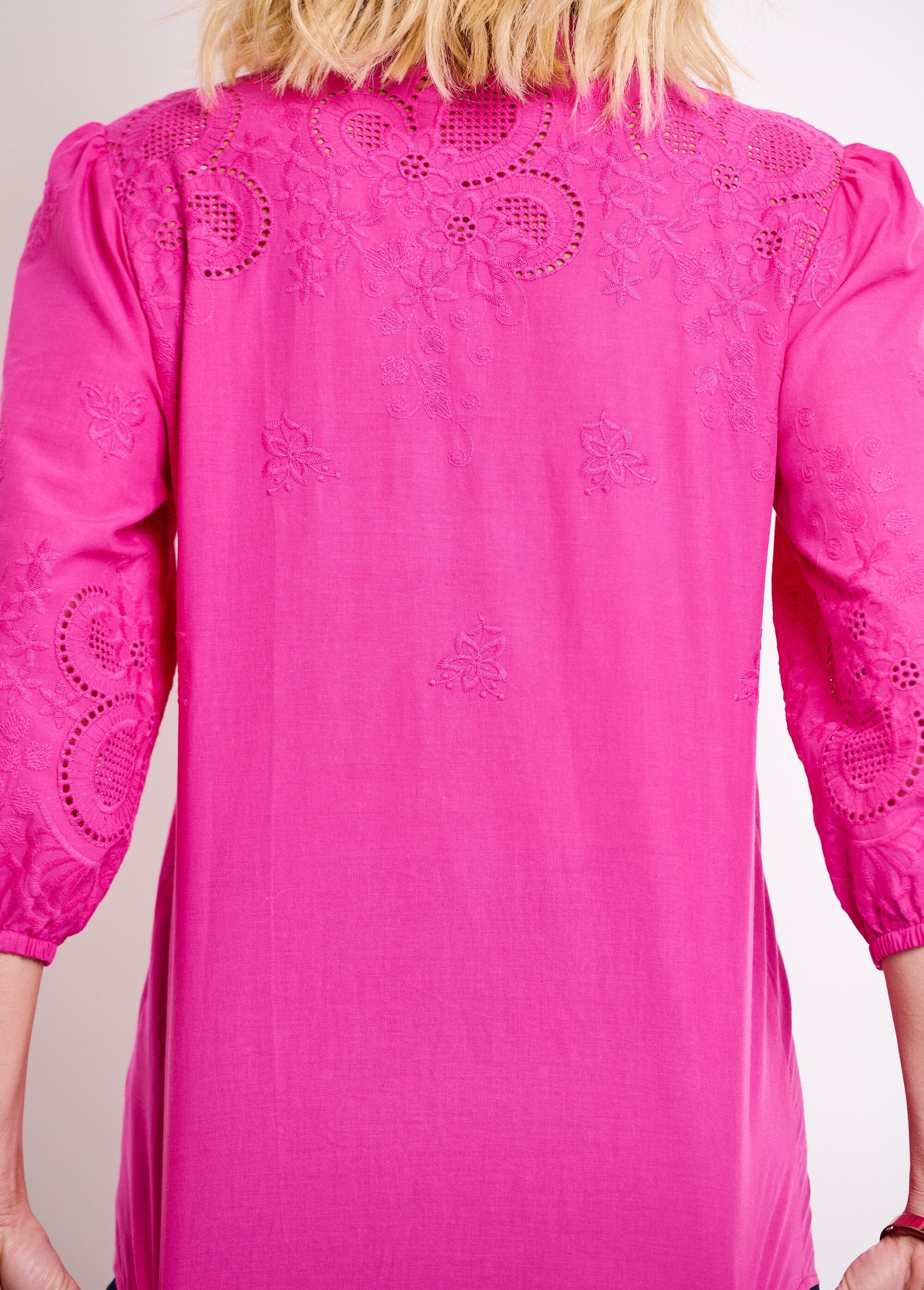 Long_embroidered_cotton_blouse_with_3/4_sleeves_Pink_DO2_slim