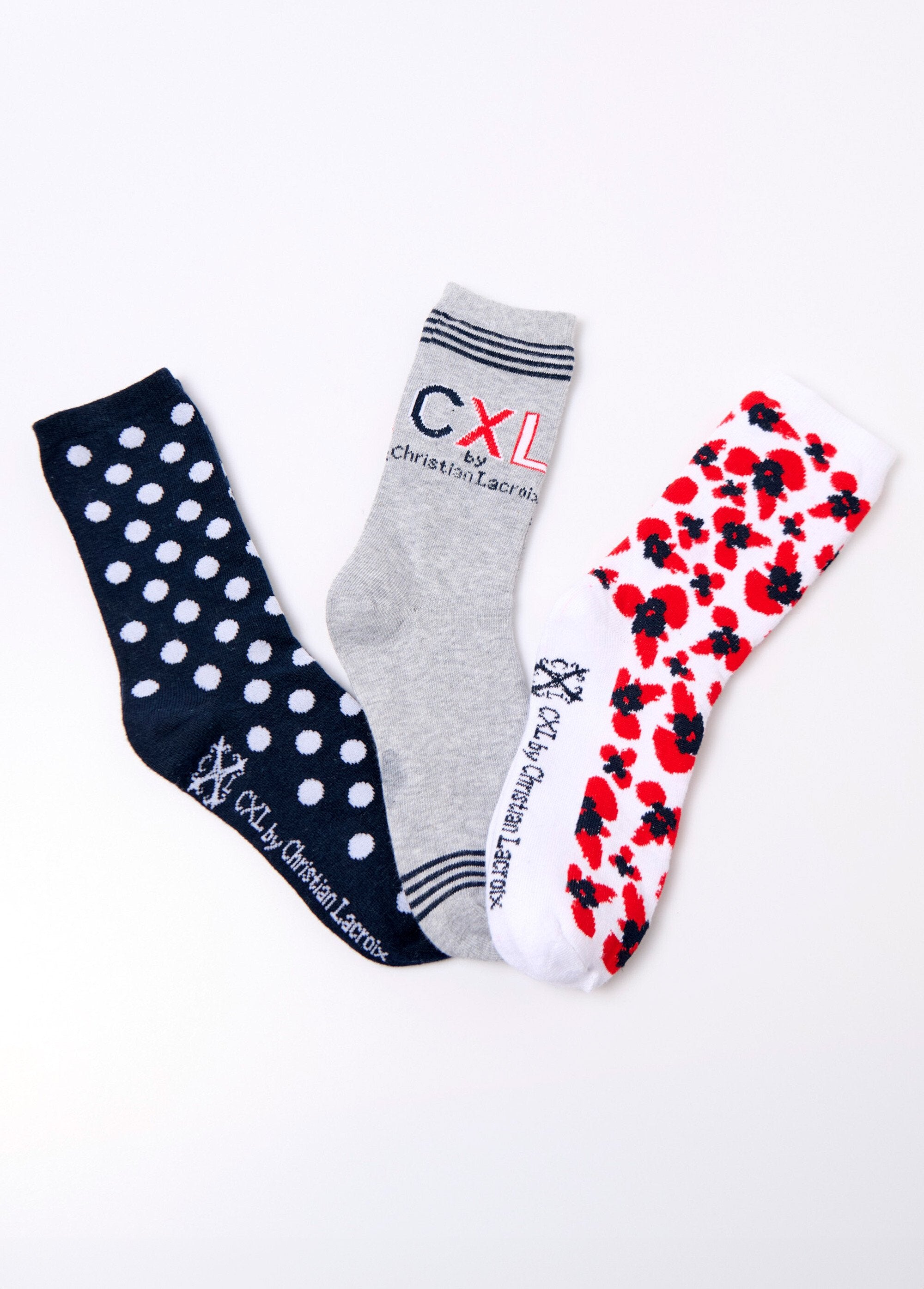 Lot_de_3_Chaussettes_fleurs_et_pois_Gris_lot_3_FA1_slim