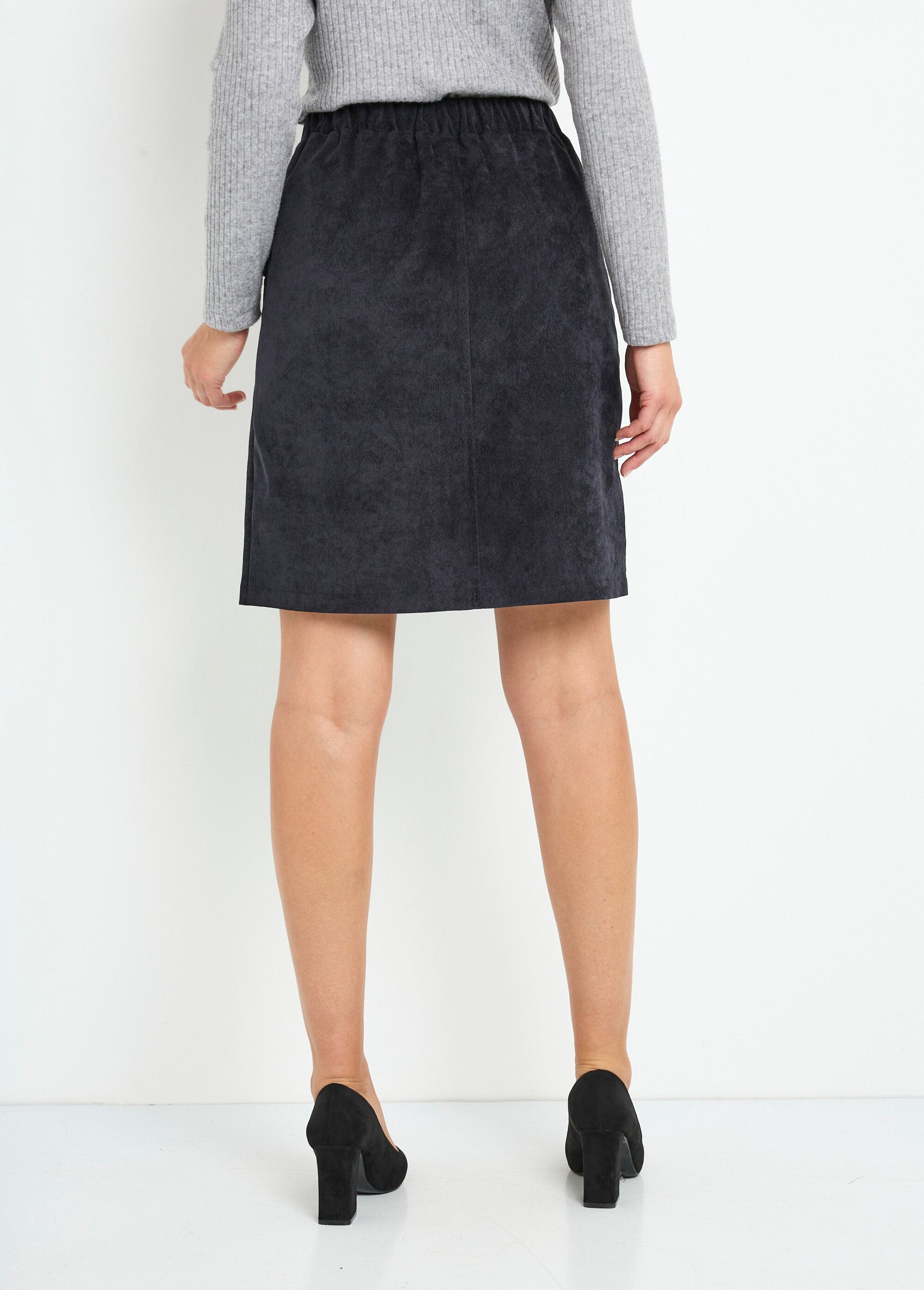 Short,_straight_corduroy_skirt_with_a_semi-elasticated_waistband_Black_DO1_slim
