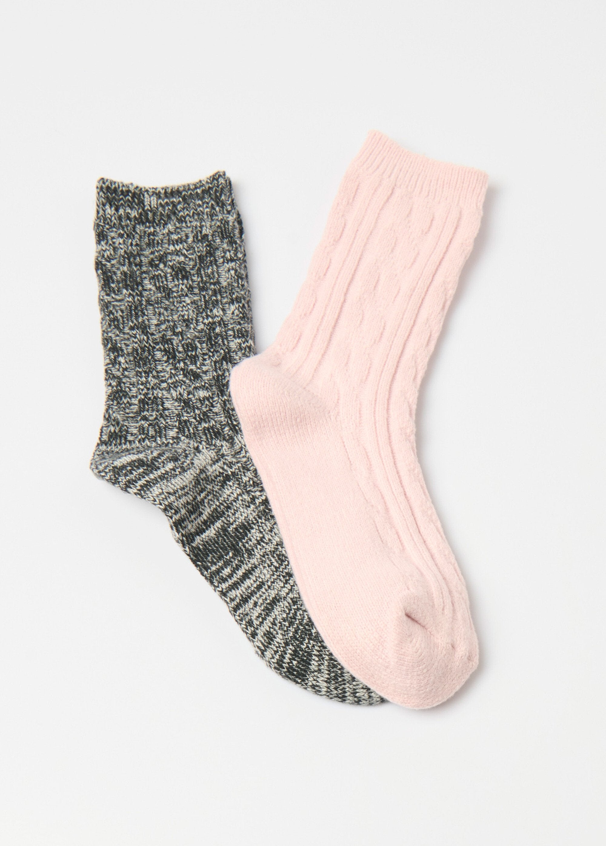 Lot_de_2_Chaussettes_cotelées_Rose_lot_2_FA1_slim