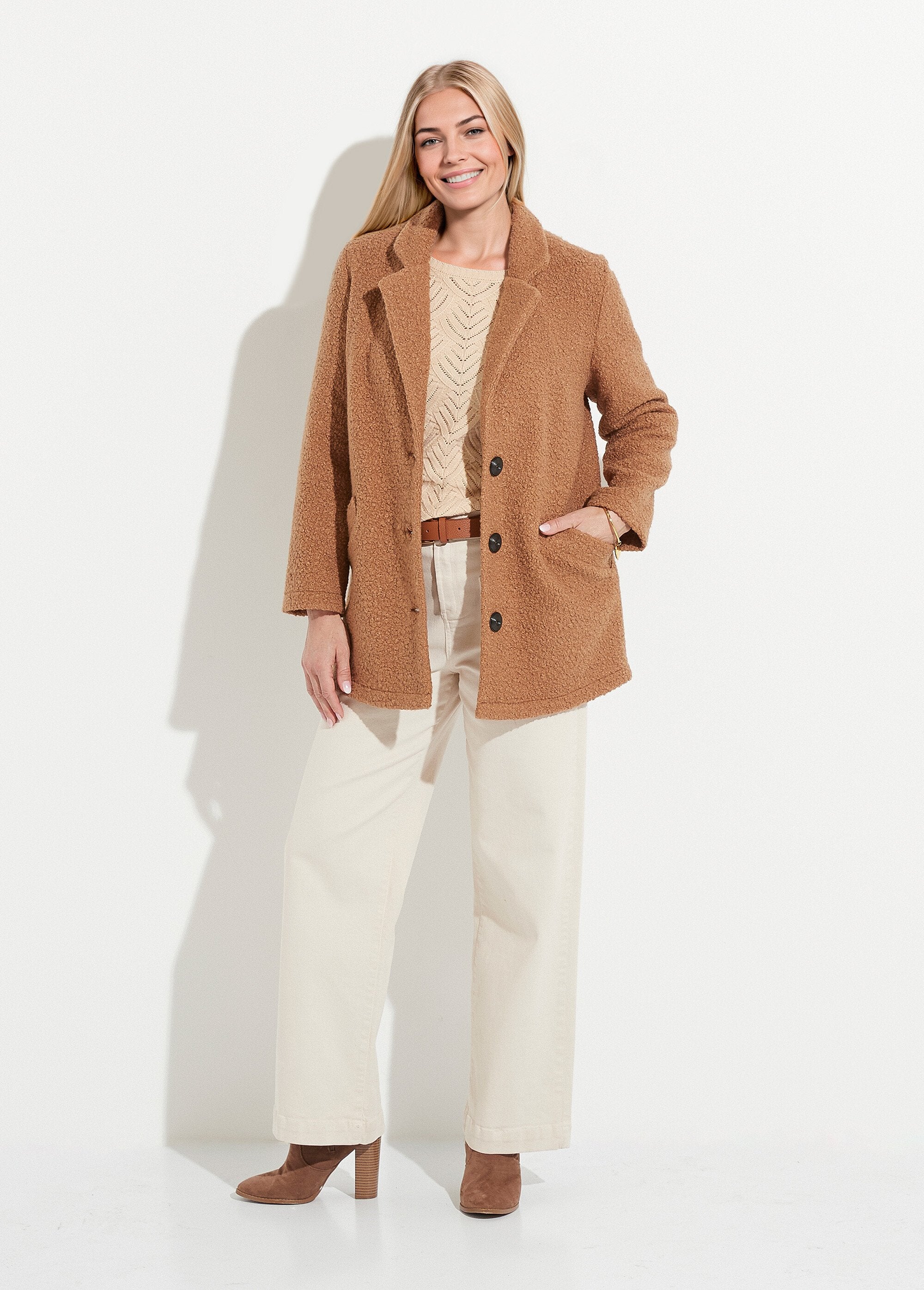 Manteau_tissu_bouclette_mi-long_boutonné_Camel_SF1_slim