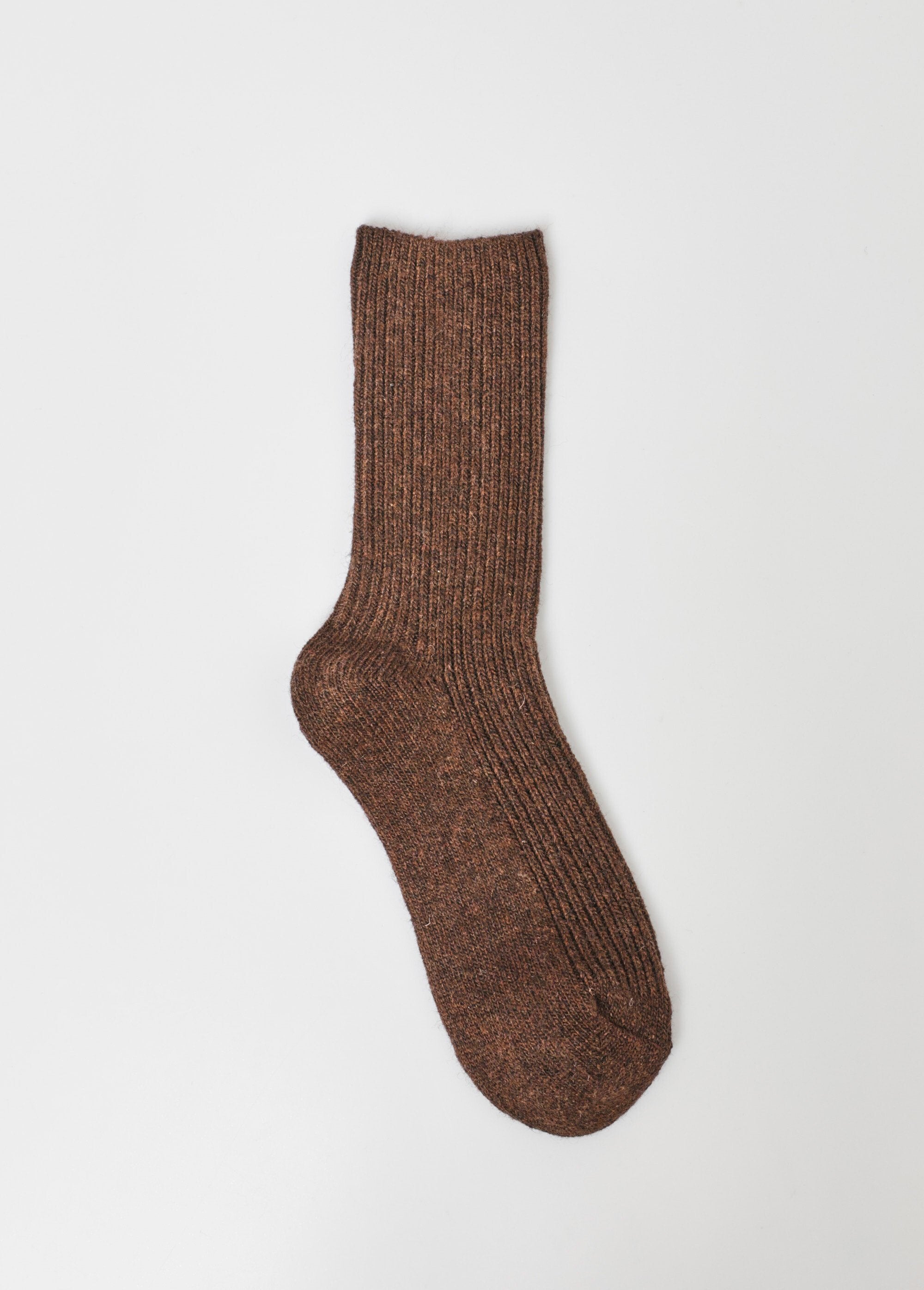Paire_de_Chaussettes_laine,_fines_côtes_Camel_DE1_slim