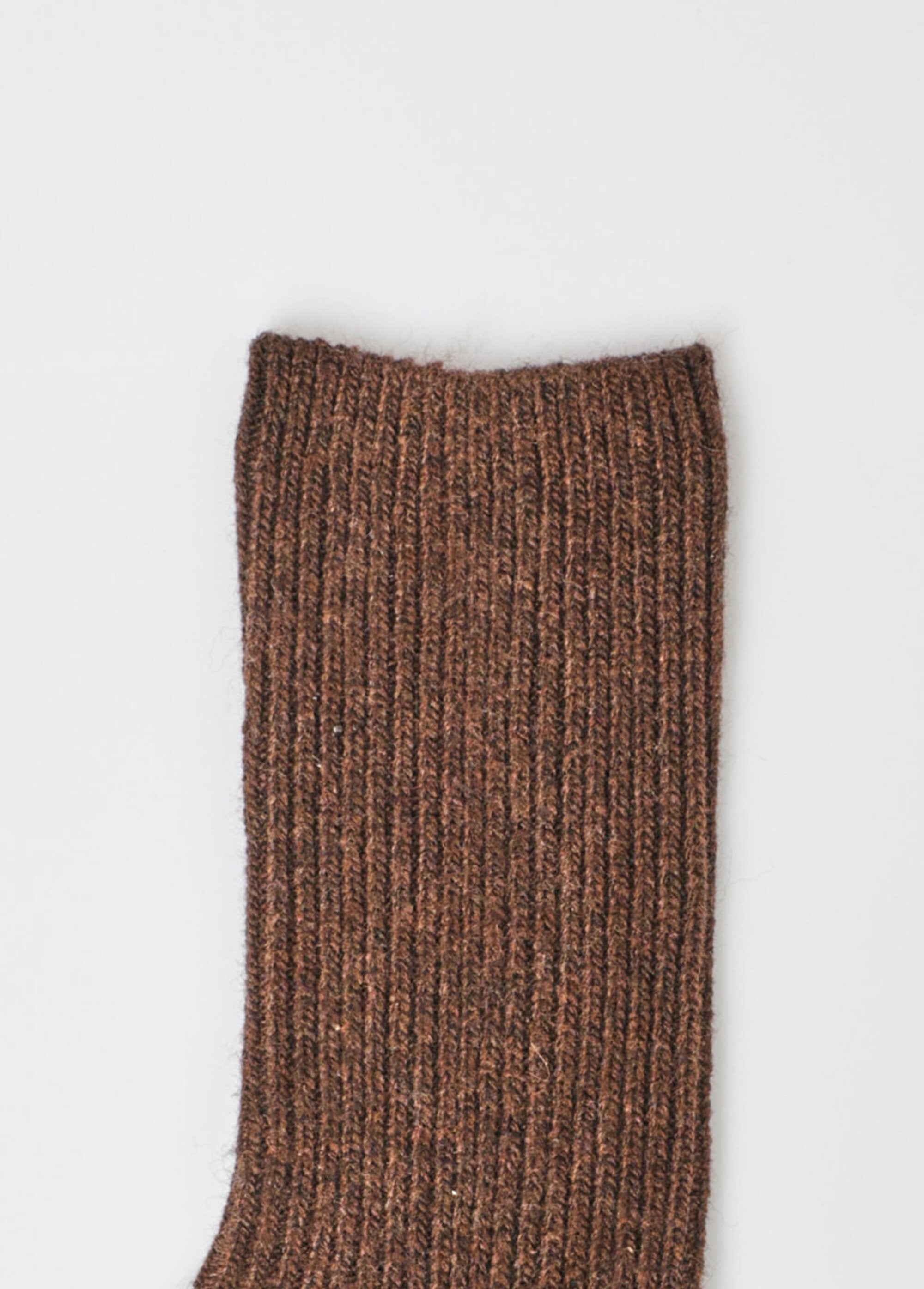 Paire_de_Chaussettes_laine,_fines_côtes_Camel_DE2_slim