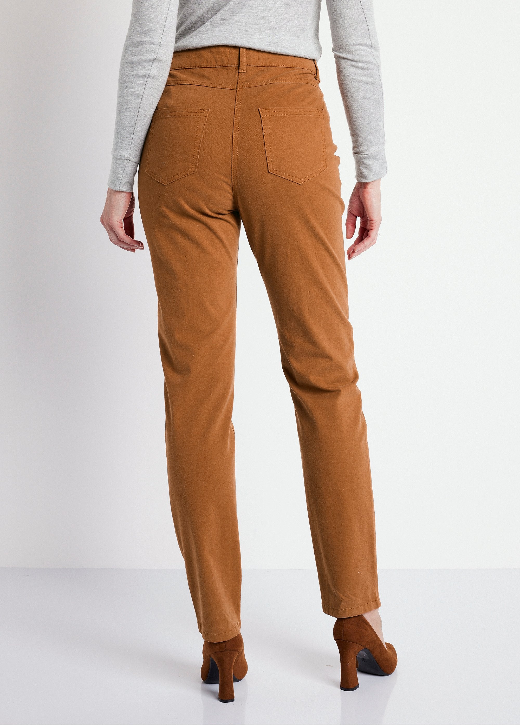 Stretch_cotton_5-pocket_straight_pants_Squirrel_DO1_slim