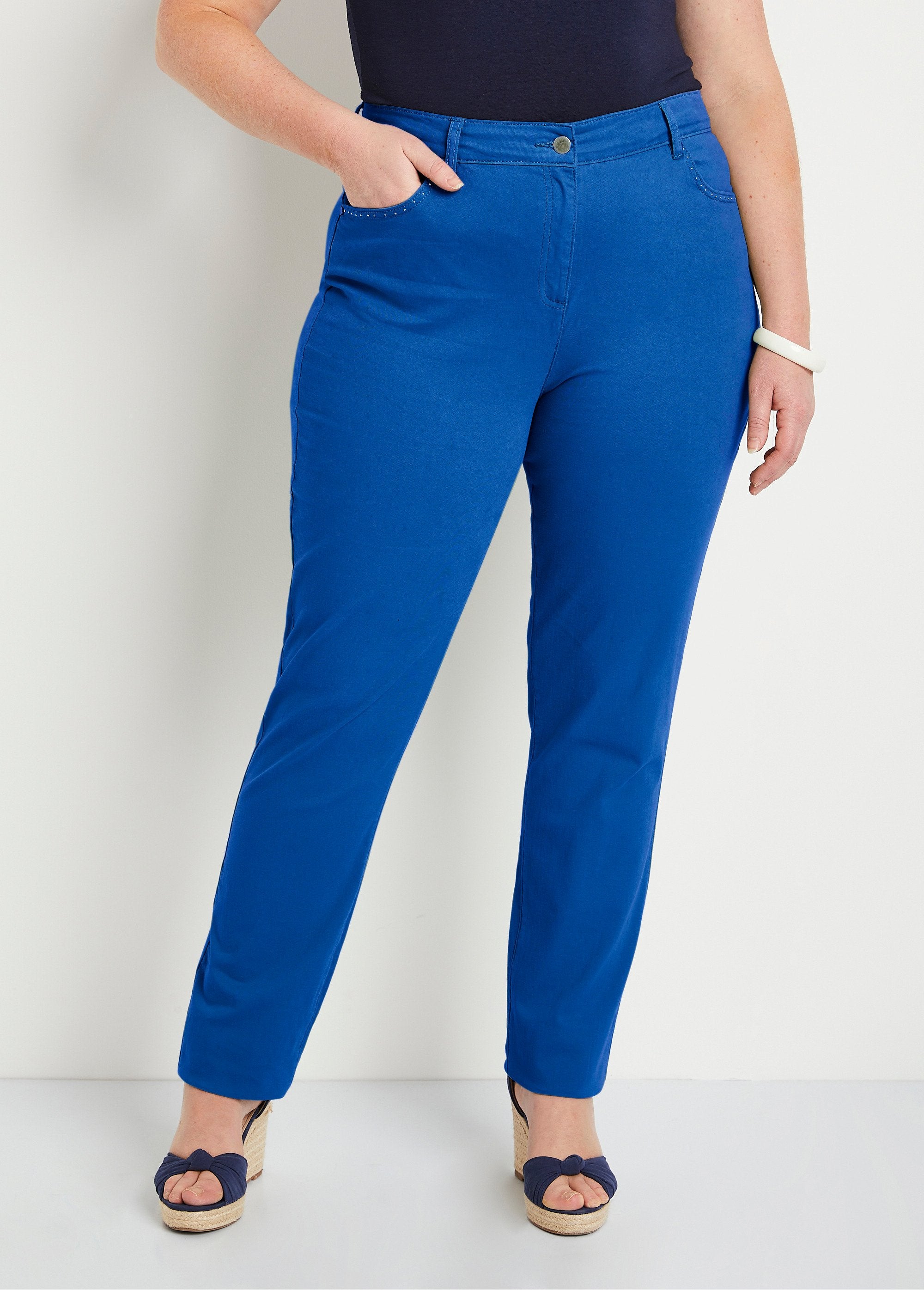 Stretch_cotton_5-pocket_straight_pants_Hard_blue_FA1_curvy