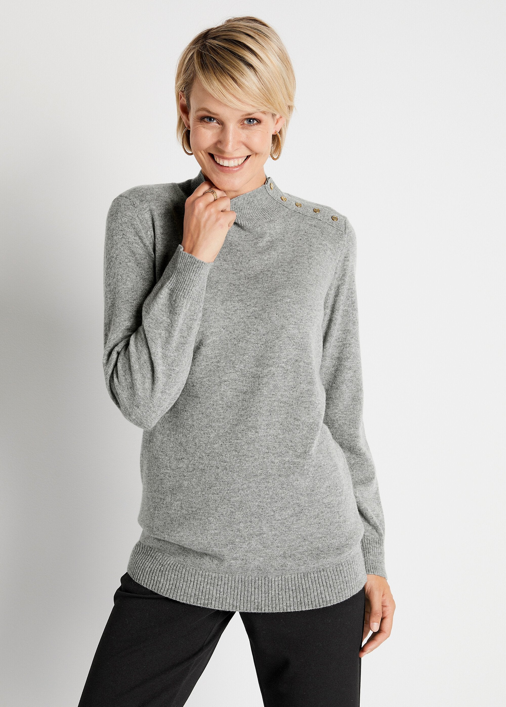 Sweater_with_recycled_fibers,_wool_and_cashmere_Gray_FA1_slim