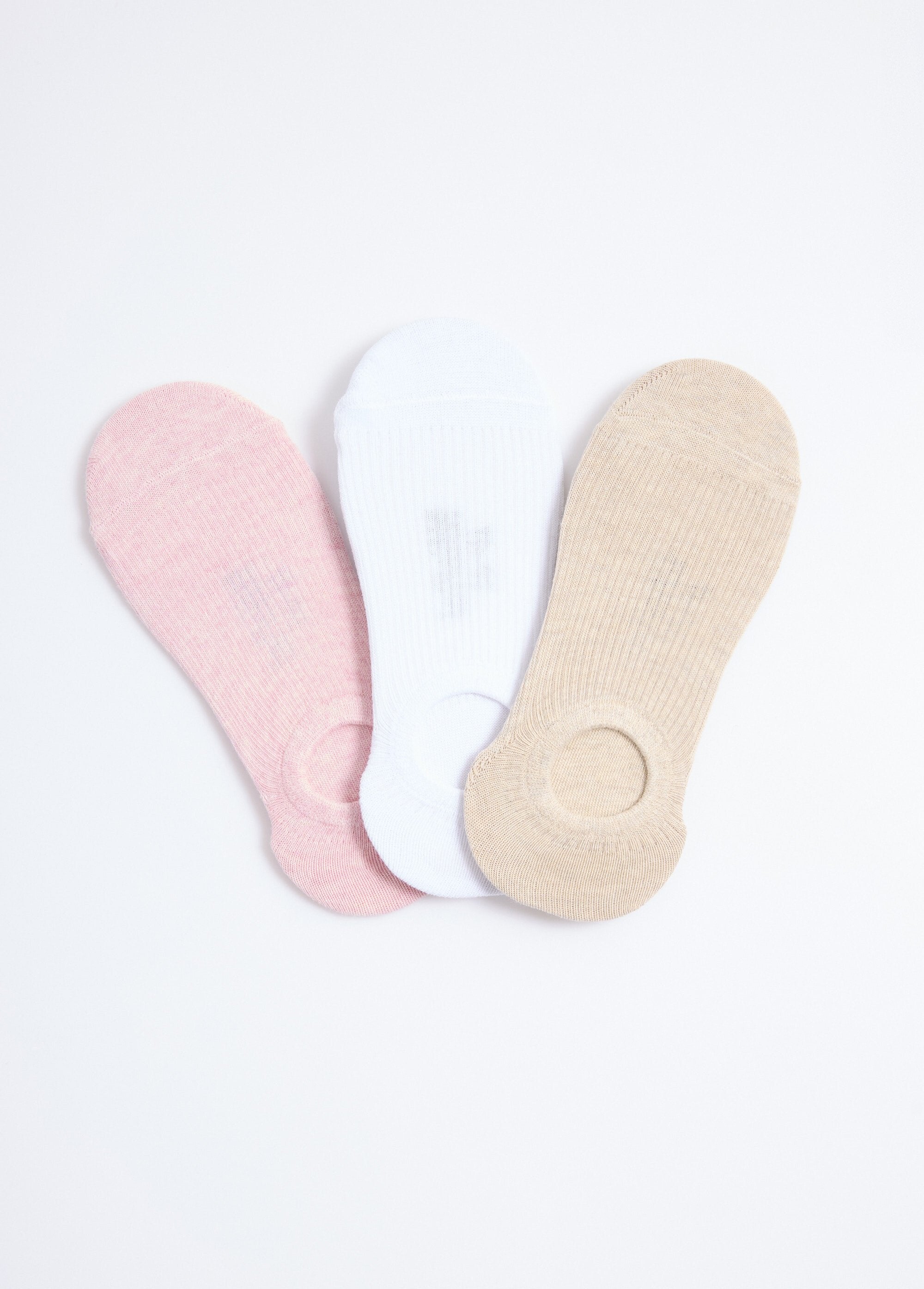 Socquettes_basses_à_côtes,_pastel_Assortis_rose__FA1_slim