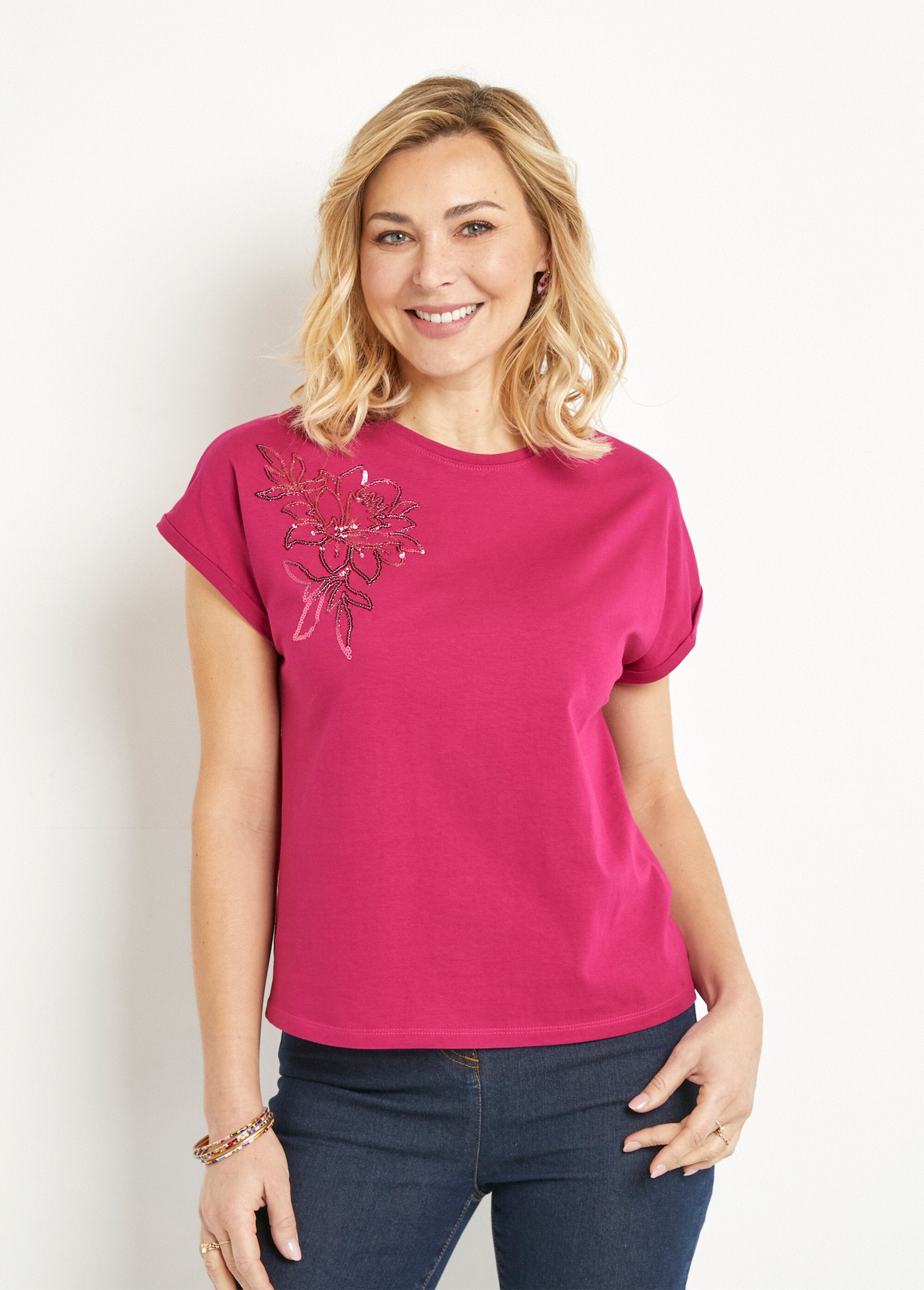 Plain_cotton_t-shirt_with_short_sleeves_and_sequins_Cassis_FA1_slim