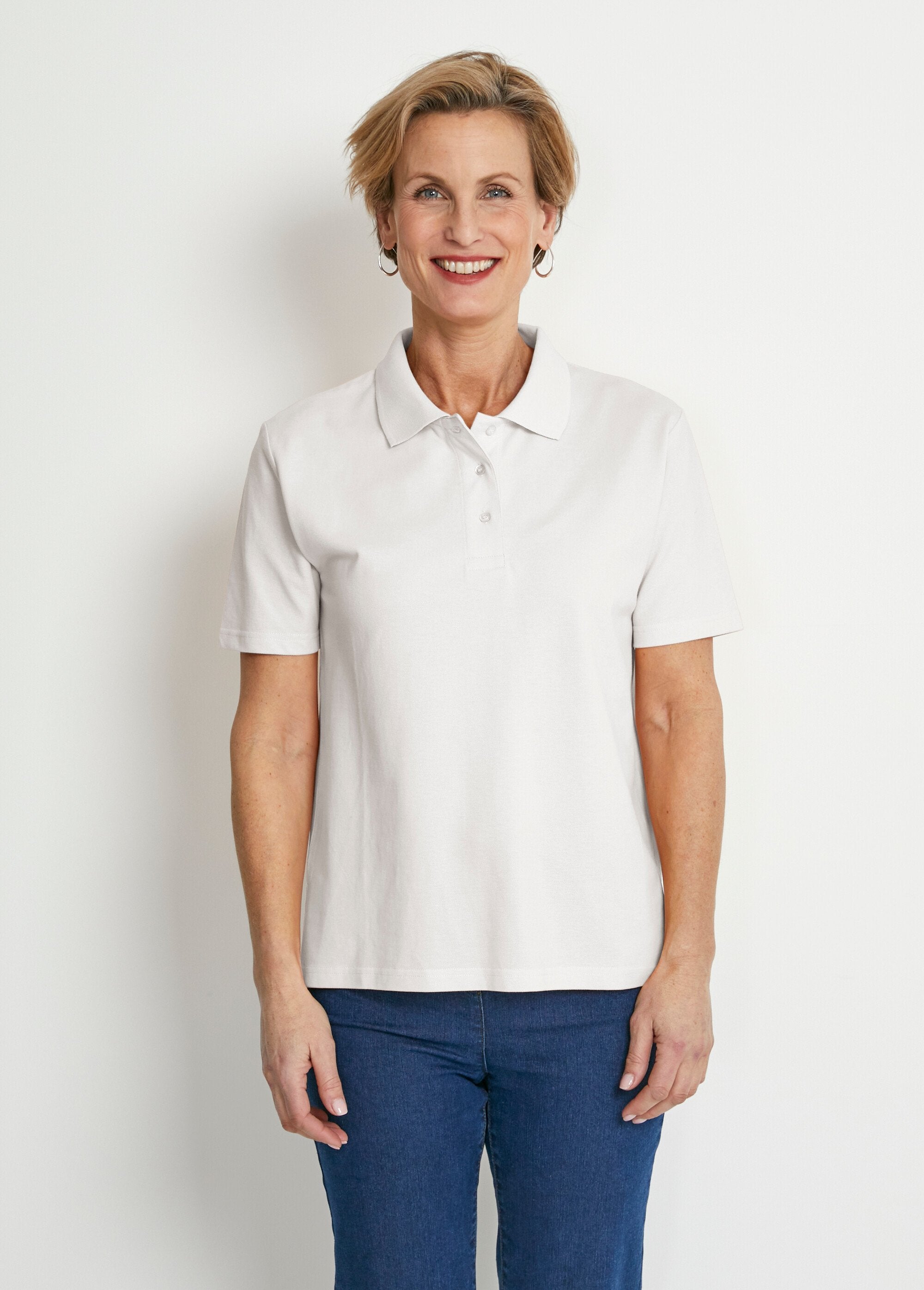 Cotton_piqué_knit_t-shirt_with_polo_collar_White_FA1_slim