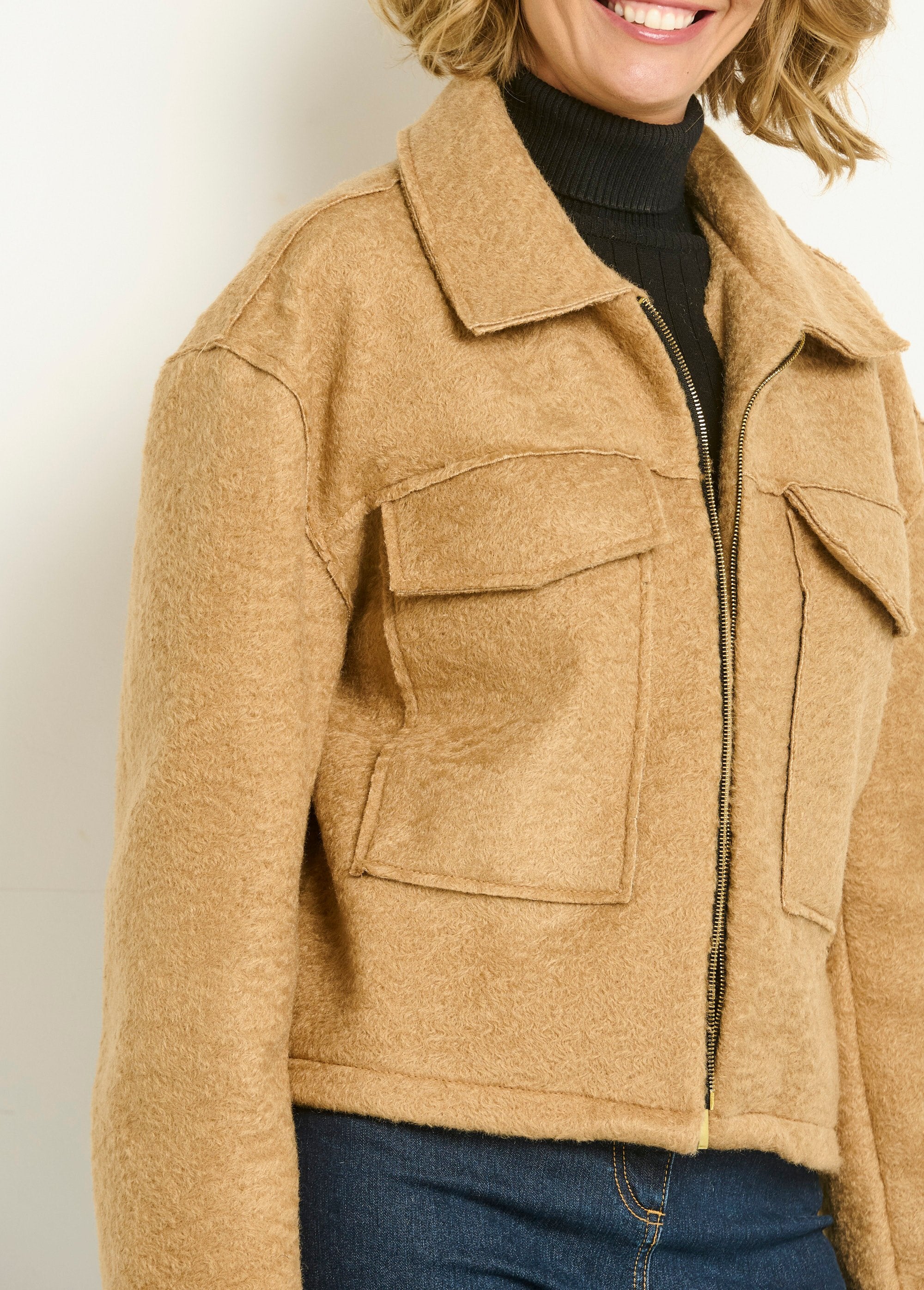 Short_zipped_jacket_in_bouclette_Camel_DE1_slim