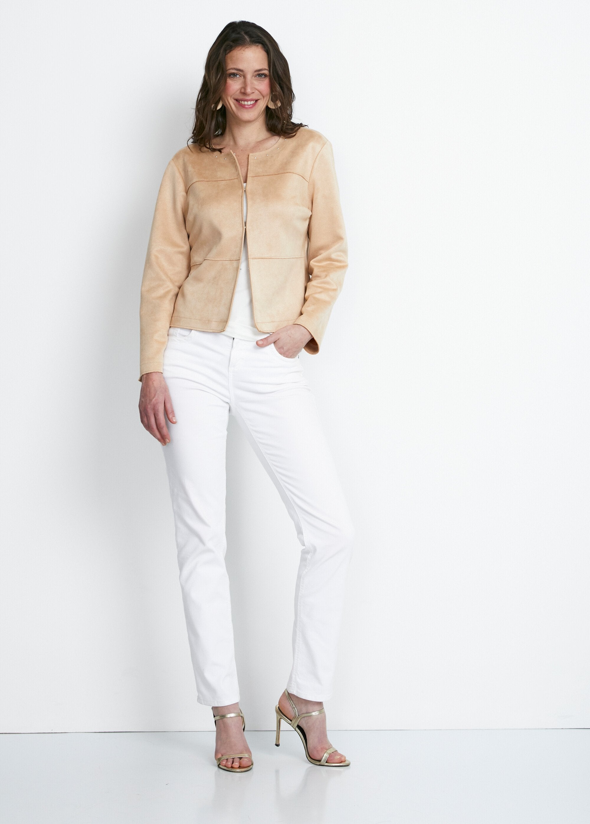 Collarless_suede_jacket_Sable_SF1_slim